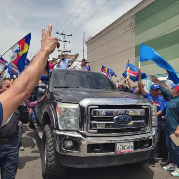 Manuel Rosales en Bolívar: Desde San Félix se escuchará el grito de la victoria este 28J