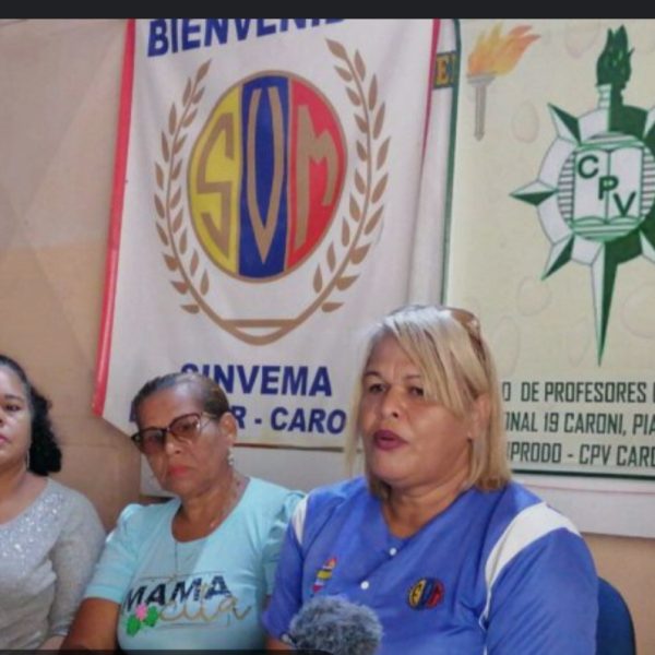 FVM Caroní exige cumplimiento  del ejecutivo regional con los educadores 