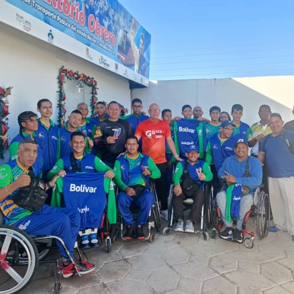 Delegación de Bolívar lista para los Juegos Paranacionales Oriente 2024
