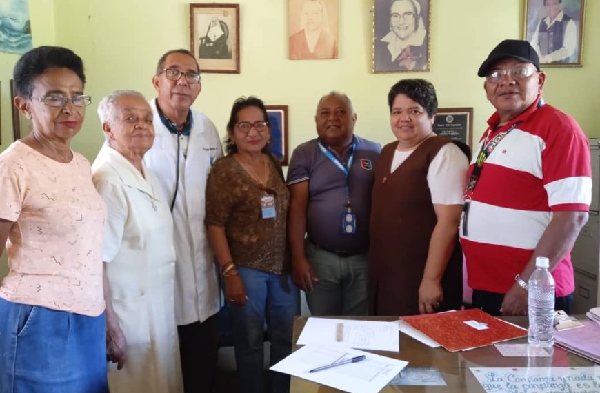 Comisiones del Comité de DD.HH de Jubilados y Pensionados visitaron Asilo San Vicente de Paúl