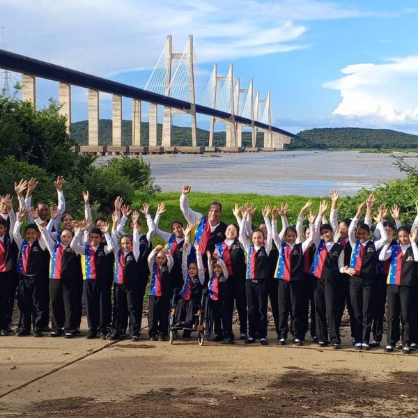 La Coral Infantil Integrada de Guayana, con 28 años de trayectoria y reconocida como Patrimonio Cultural de Venezuela. Foto: Cortesía de la coral