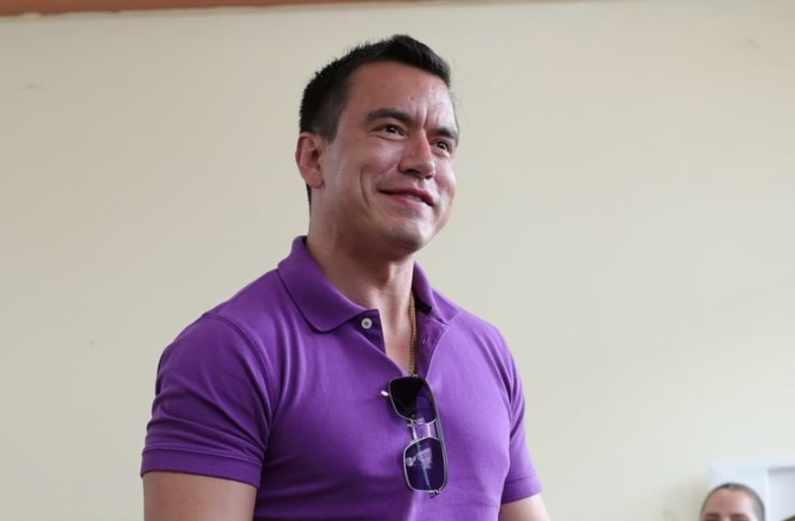 Daniel Noboa es reelegido presidente de Ecuador para el periodo 2025-2029