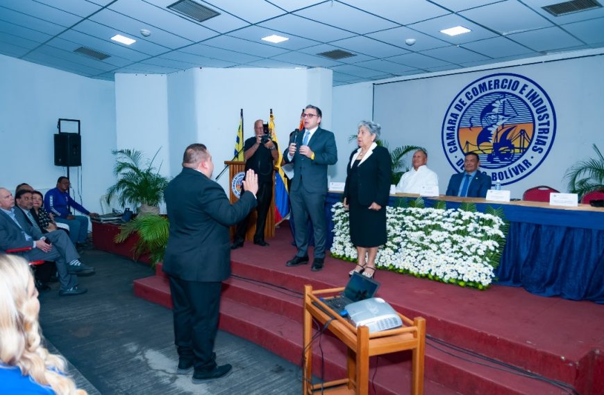 Juramentada nueva Junta Directiva de la Cámara de Comercio e Industrias del estado Bolívar