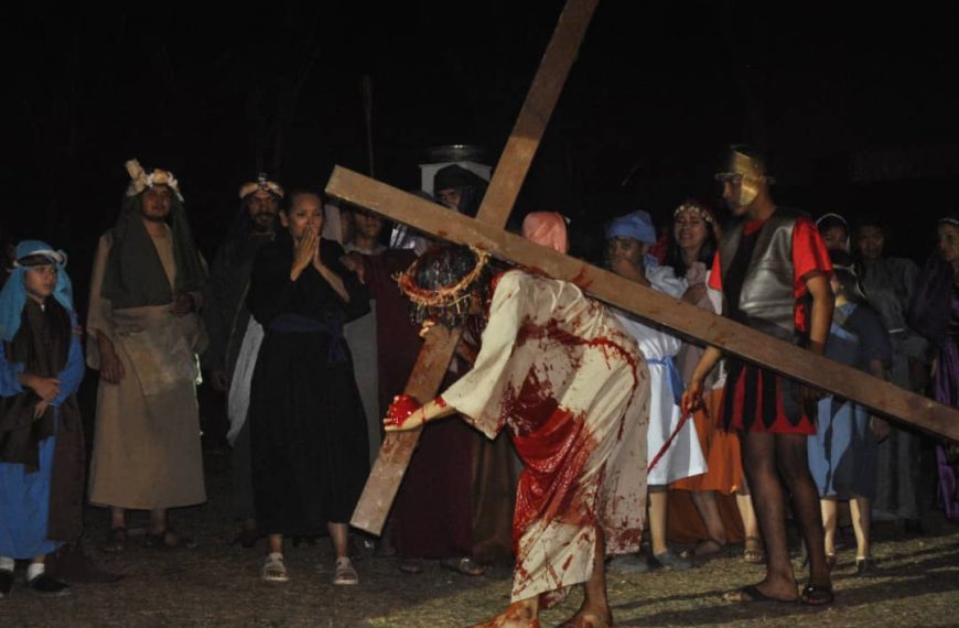 Un espectáculo cultural vivió Ciudad Bolívar con la celebración de los 32 años de EL Cristo Viviente