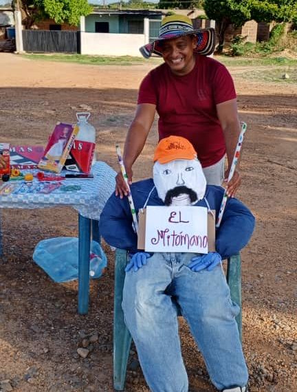 En el cierre de la Semana Santa:  Bolivarenses realizaron la quema de varios Judas