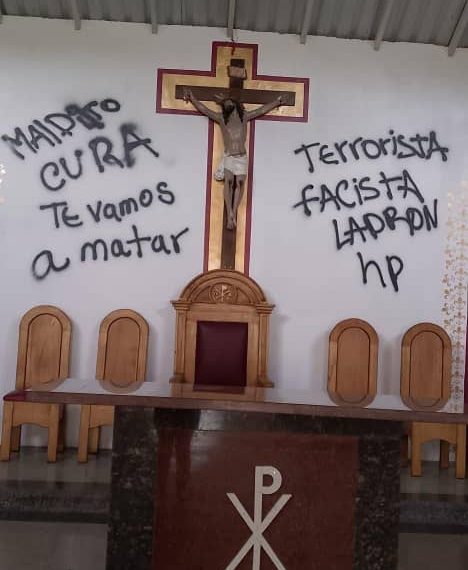 Denuncian vandalismo en iglesia de San Juan de los Morros