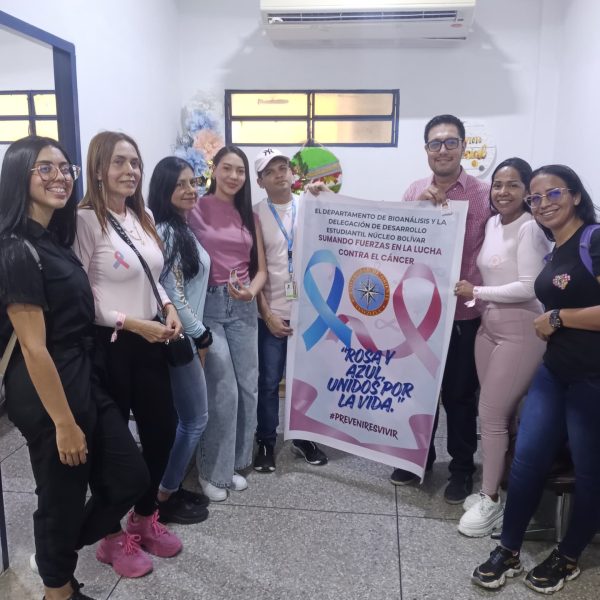 Bioanálisis llevó campaña de prevención en el Mes Rosa al Decanato UDO Bolívar