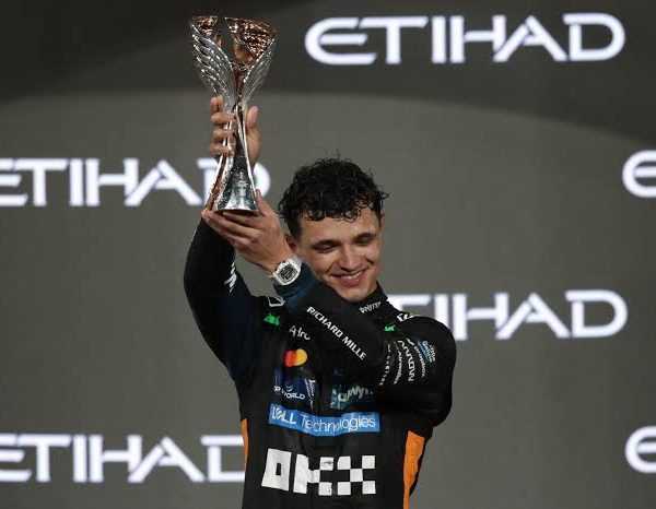 Lando Norris| nuevo campeón del mundo de Fórmula Uno