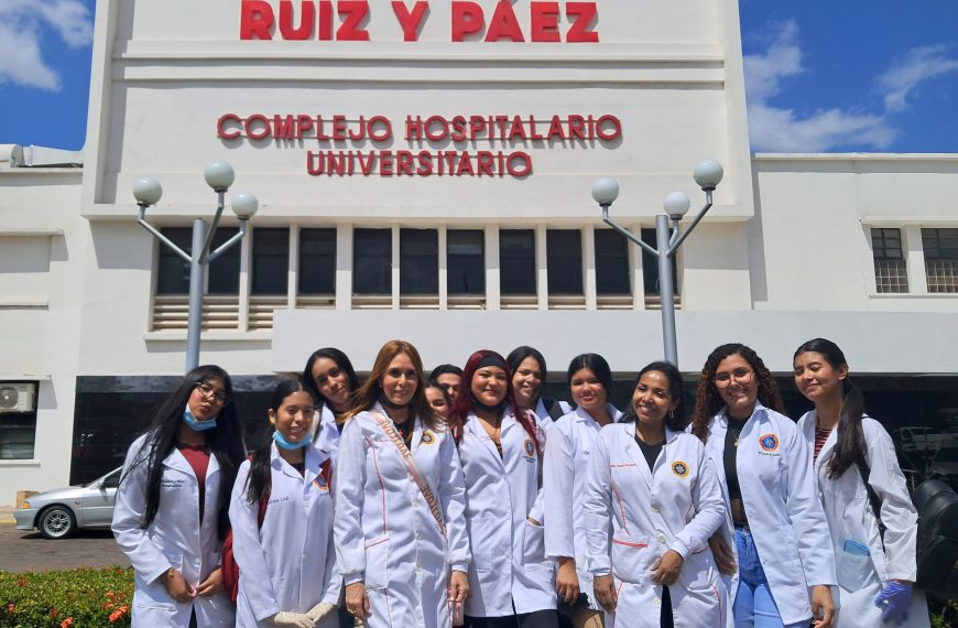 Bioanálisis UDO Bolívar realizó labor social en pediatría del Ruíz y Páez