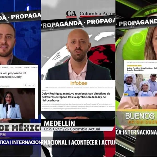 Red de falsos noticieros difunde propaganda sobre Delcy Rodríguez en YouTube