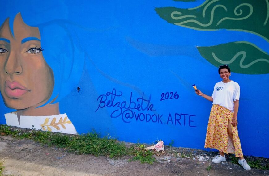 «Naturaleza Urbana», el primer mural más grande pintado por una mujer en Ciudad Guayana