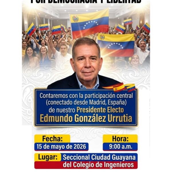 Organizaciones civiles y gremiales convocan gran acto por la libertad este 15 de mayo