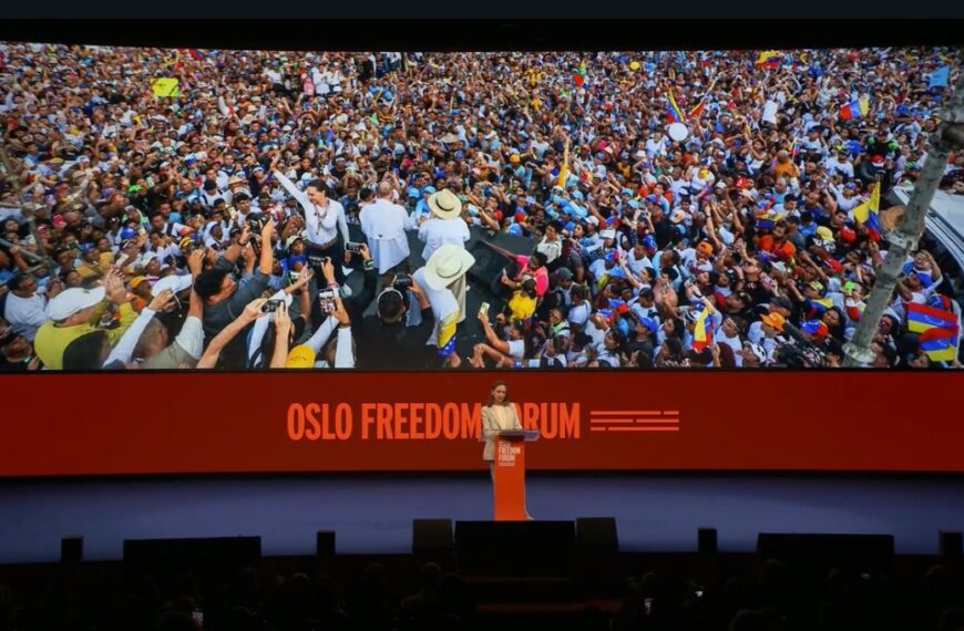María Corina Machado exige desde Oslo una transición en Venezuela sin «rendición ni venganza»