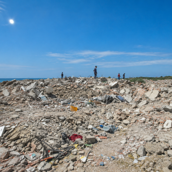 Arrojar escombros al mar no es una solución: Expertos recomiendan una gestión responsable tras el terremoto